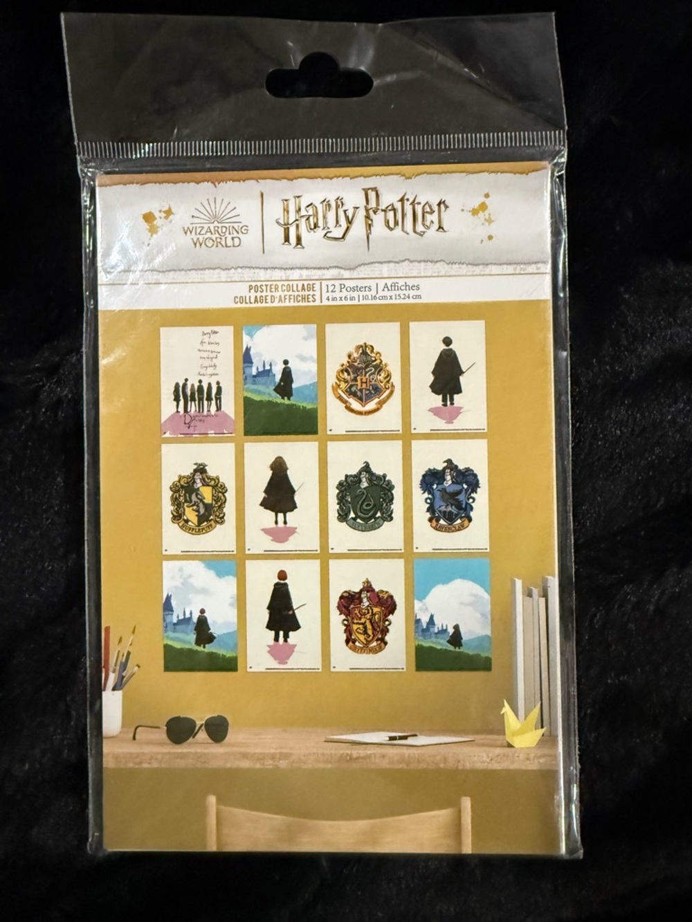 Harry Potter Wall Posters 12-Pack Wall Art Set 4x6 Inches